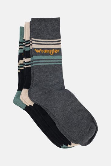 WRANGLER 3er-Pack Socken 'Sven' mehrfarbig