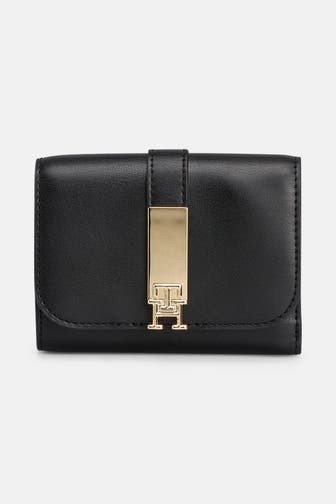 TOMMY HILFIGER Geldbörse 'Heritage' schwarz