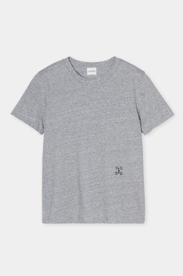 CLOSED T-Shirt grau meliert