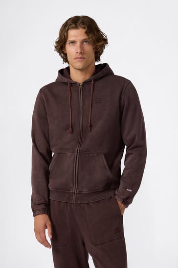 CHAMPION Sweatjacke dunkelbraun