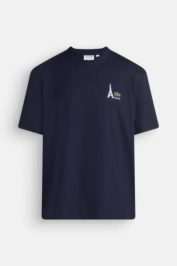 LACOSTE T-Shirt dunkelblau Unisex