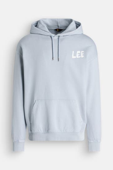 LEE Hoodie hellblau