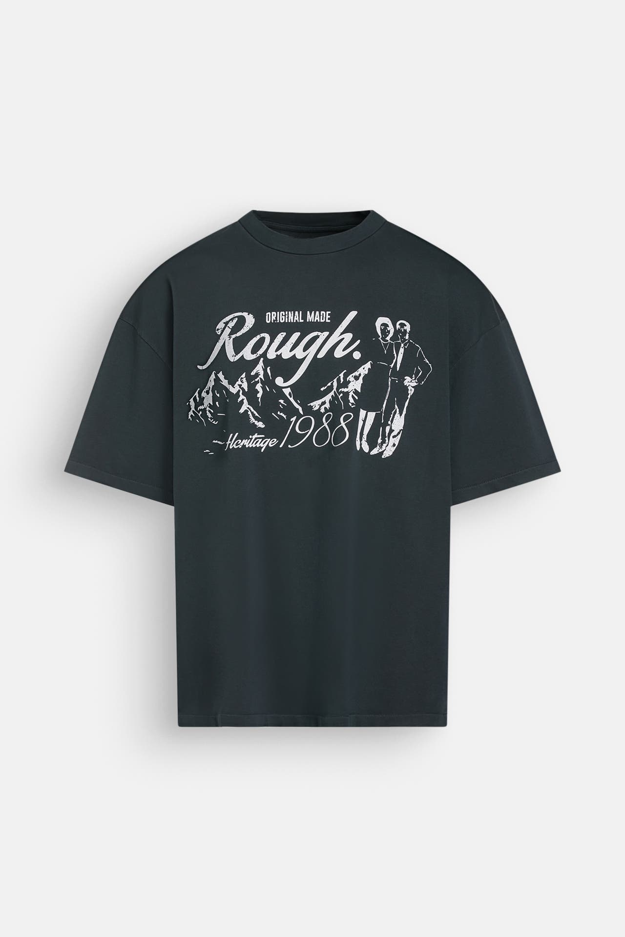 ROUGH. T-Shirt dunkelgrau, Bild 1