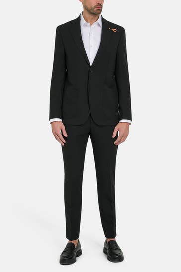 BALDESSARINI Leinenmix-Anzug 'Surello-Massa' schwarz