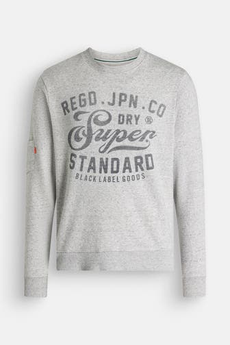 SUPERDRY Sweatshirt hellgrau