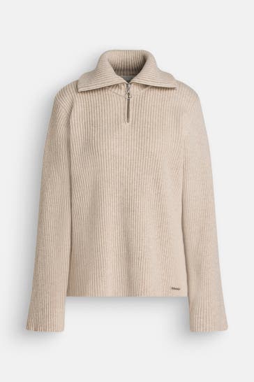 HOLZWEILER Wollpullover beige