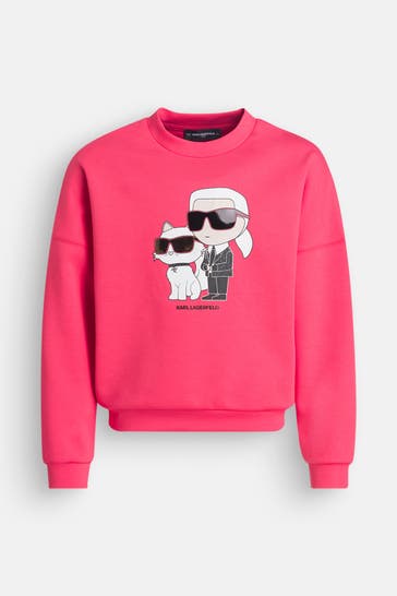 KARL LAGERFELD Sweatshirt koralle