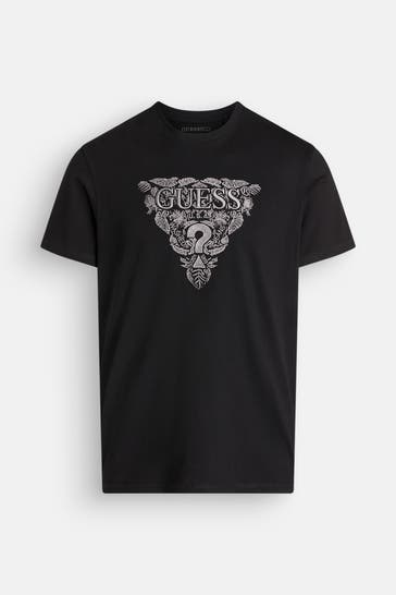 GUESS T-Shirt schwarz