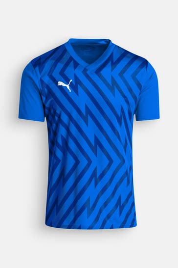 PUMA T-Shirt 'teamGLORY' blau