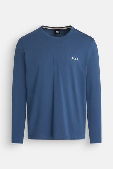 BOSS - Longsleeve azurblau