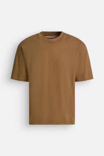 SELECTED T-Shirt braun