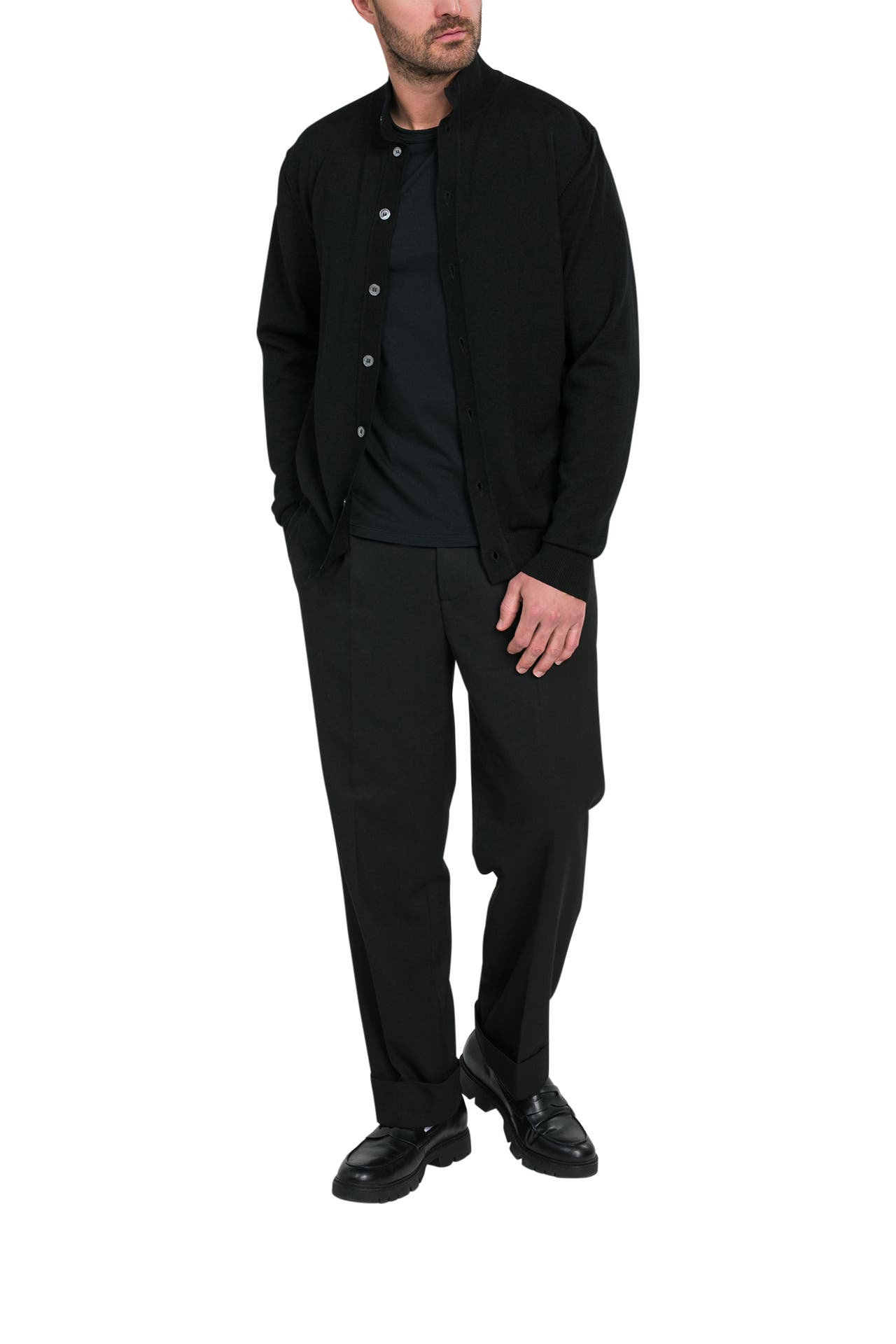 DANIELE FIESOLI Strickjacke schwarz, Bild 1