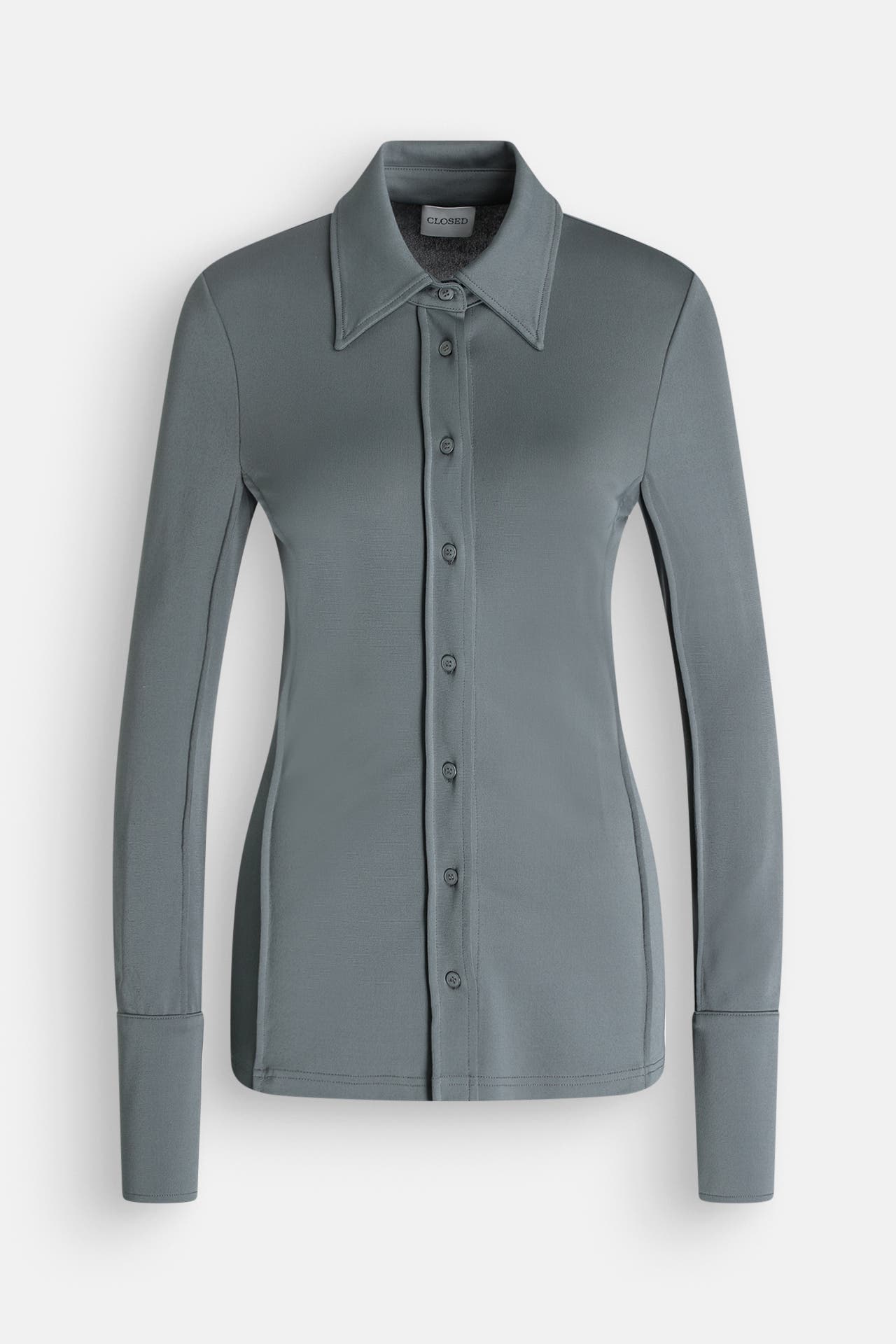CLOSED Casual-Bluse smaragdgrün, Bild 1