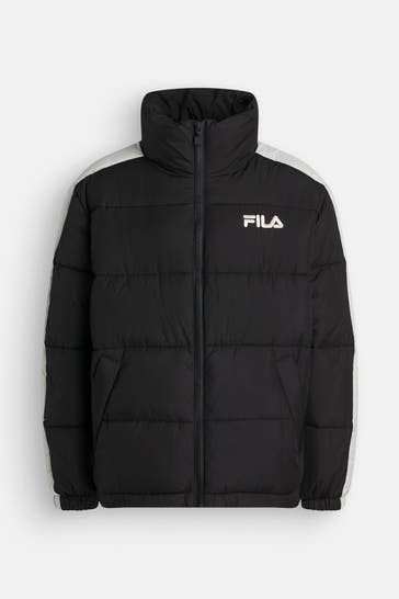 FILA Steppjacke 'Leszno' schwarz
