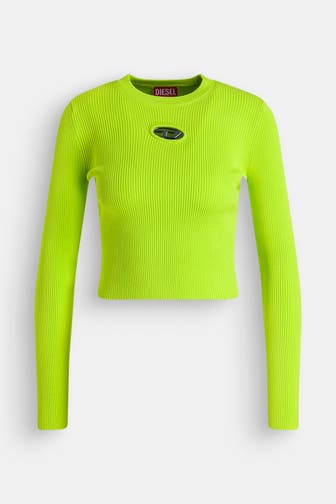 DIESEL Strickshirt 'Maglia' neongrün