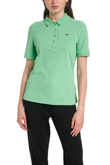 LACOSTE Polo-Shirt neongrün