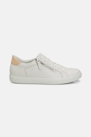 ECCO Ledersneaker creme