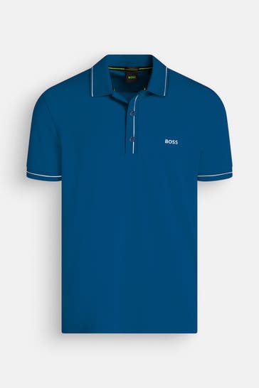 BOSS GREEN Polo-Shirt 'Paule' marine