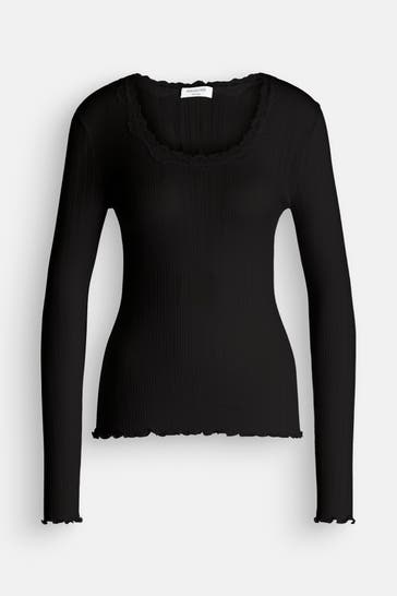 ROSEMUNDE Longsleeve schwarz