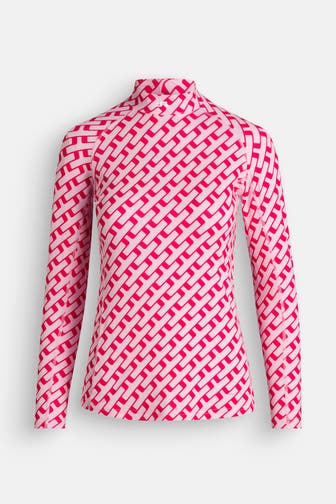 J.LINDEBERG SPORTSWEAR Longsleeve 'Ella' gemustert