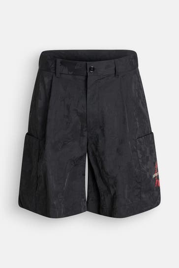 EMPORIO ARMANI Shorts schwarz gemustert