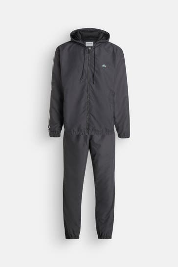LACOSTE Trainingsanzug schwarz