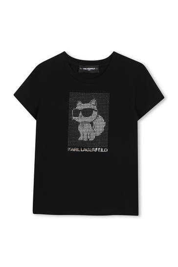 KARL LAGERFELD T-Shirt schwarz