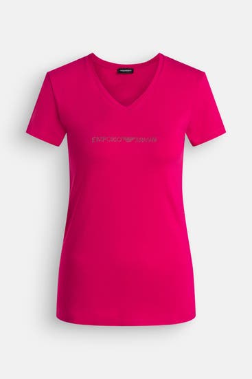 EMPORIO ARMANI - T-Shirt fuchsia