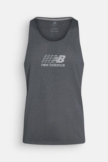 NEW BALANCE Funktionstop grau