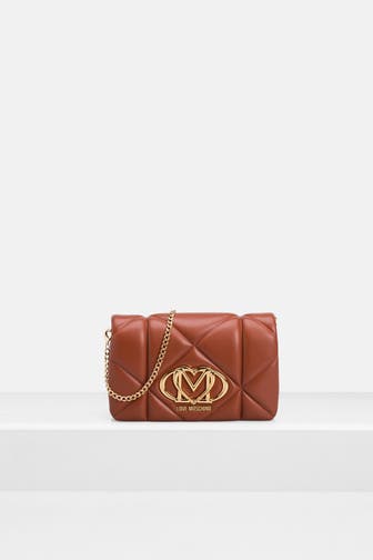 LOVE MOSCHINO Umhängetasche rotbraun