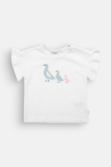 SANETTA T-Shirt weiß