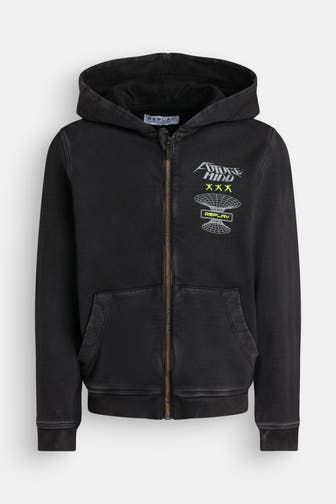 REPLAY Sweatjacke schwarz