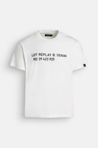 REPLAY T-Shirt weiß