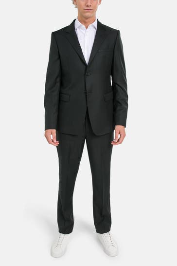 EMPORIO ARMANI Woll-Anzug schwarz