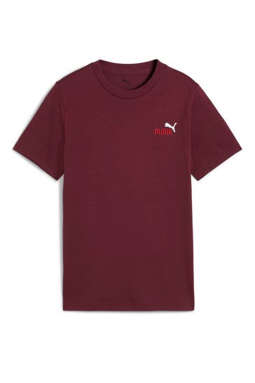 PUMA T-Shirt weinrot