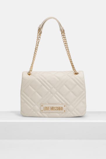 LOVE MOSCHINO Schultertasche 'Borsa' creme