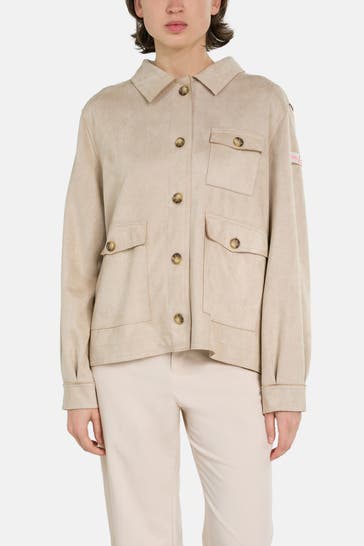FRIEDA & FREDDIES NY Kunstlederjacke beige