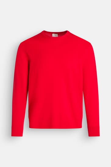 CALVIN KLEIN Wollpullover rot