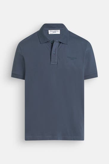 MARC O'POLO - Polo-Shirt graublau Regular