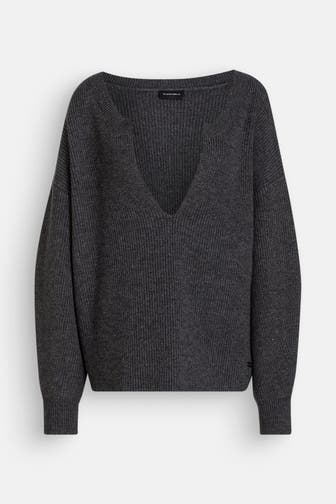 ELIAS RUMELIS Wollmix-Pullover 'Adaline' dunkelgrau