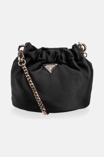 GUESS Mini-Beuteltasche 'Velina' schwarz