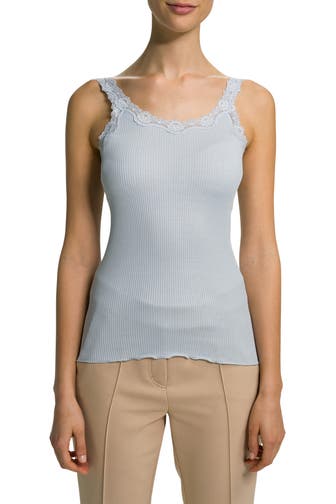 ROSEMUNDE Seidenmix-Top hellblau