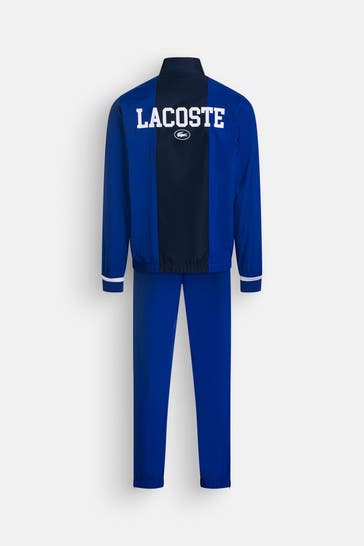 LACOSTE Trainingsanzug blau