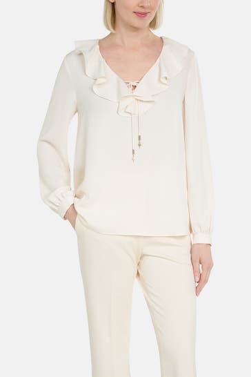 JOOP! Blusenshirt 'Bastienne' ecru