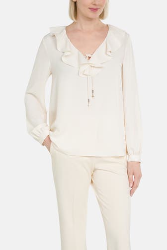 JOOP! Blusenshirt 'Bastienne' ecru