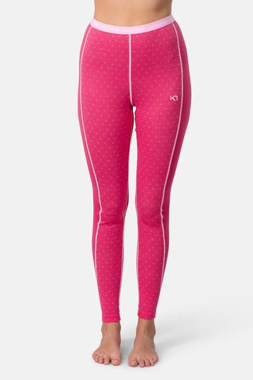 KARI TRAA Funktionstights gemustert