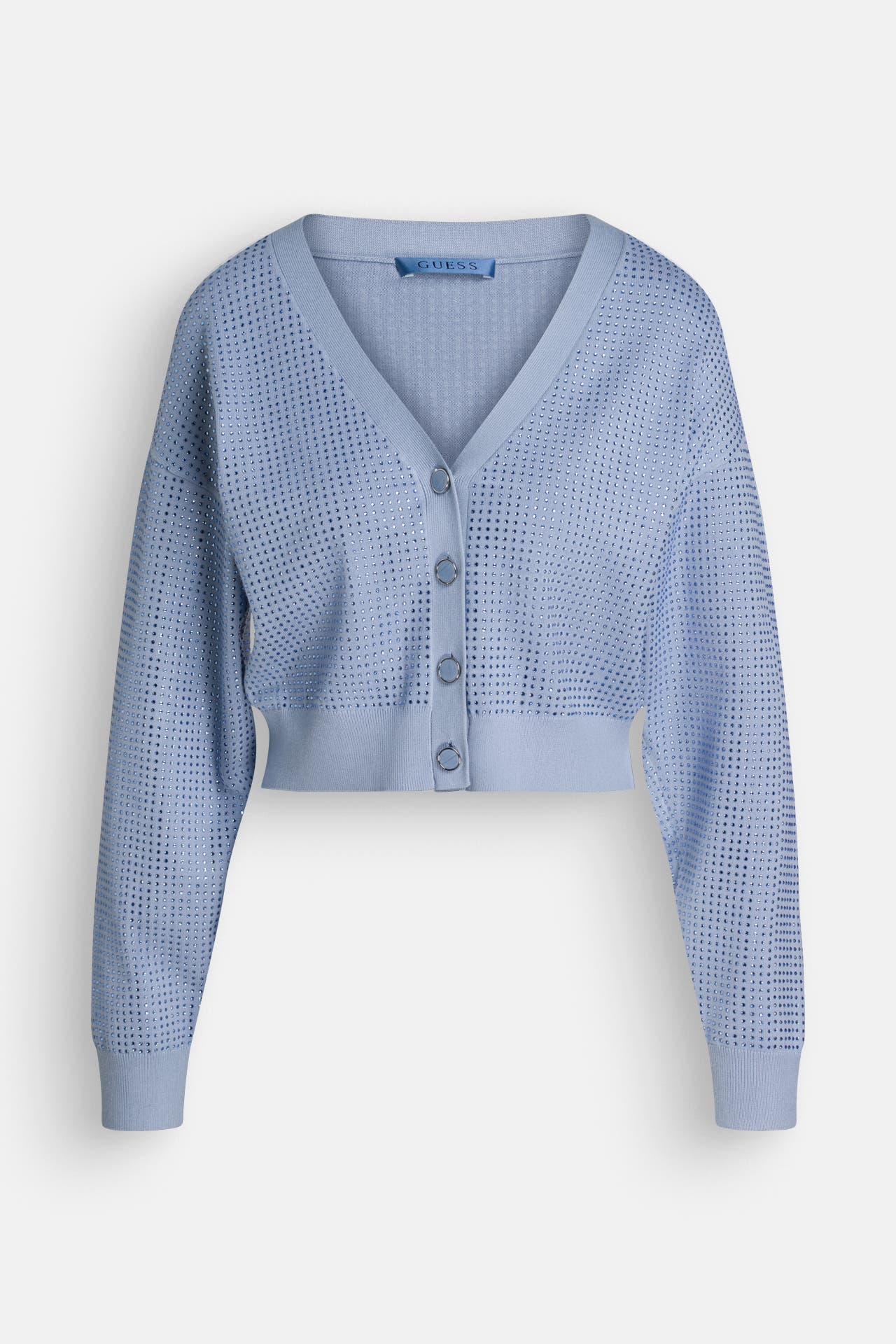 GUESS Strickjacke 'Khloe' hellblau, Bild 1