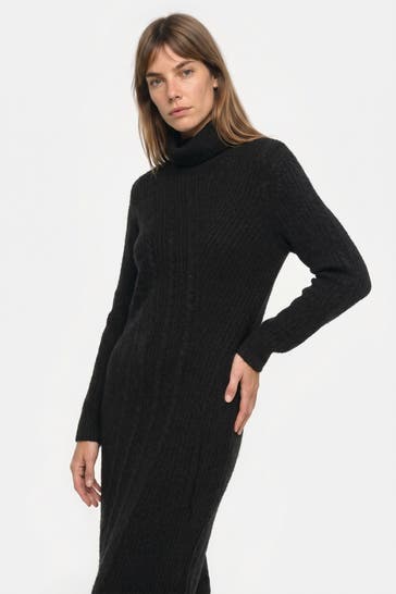 RIANI Strick-Kleid schwarz