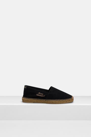 SAINT LAURENT - Espadrilles schwarz