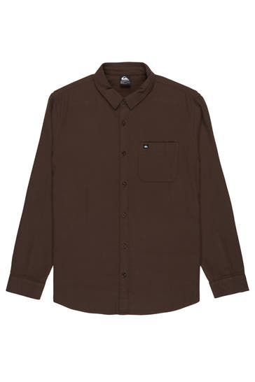 QUIKSILVER Overshirt dunkelbraun